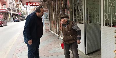 Özdemir Mahallesi Muhtarı Ertaş Kapı kapı dolaşıp İtiyaçları Gideriyor.